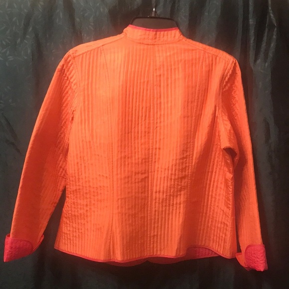 jh collectibles Jacket Silk Quilted Light Weight Size 1X - Picture 8 of 10